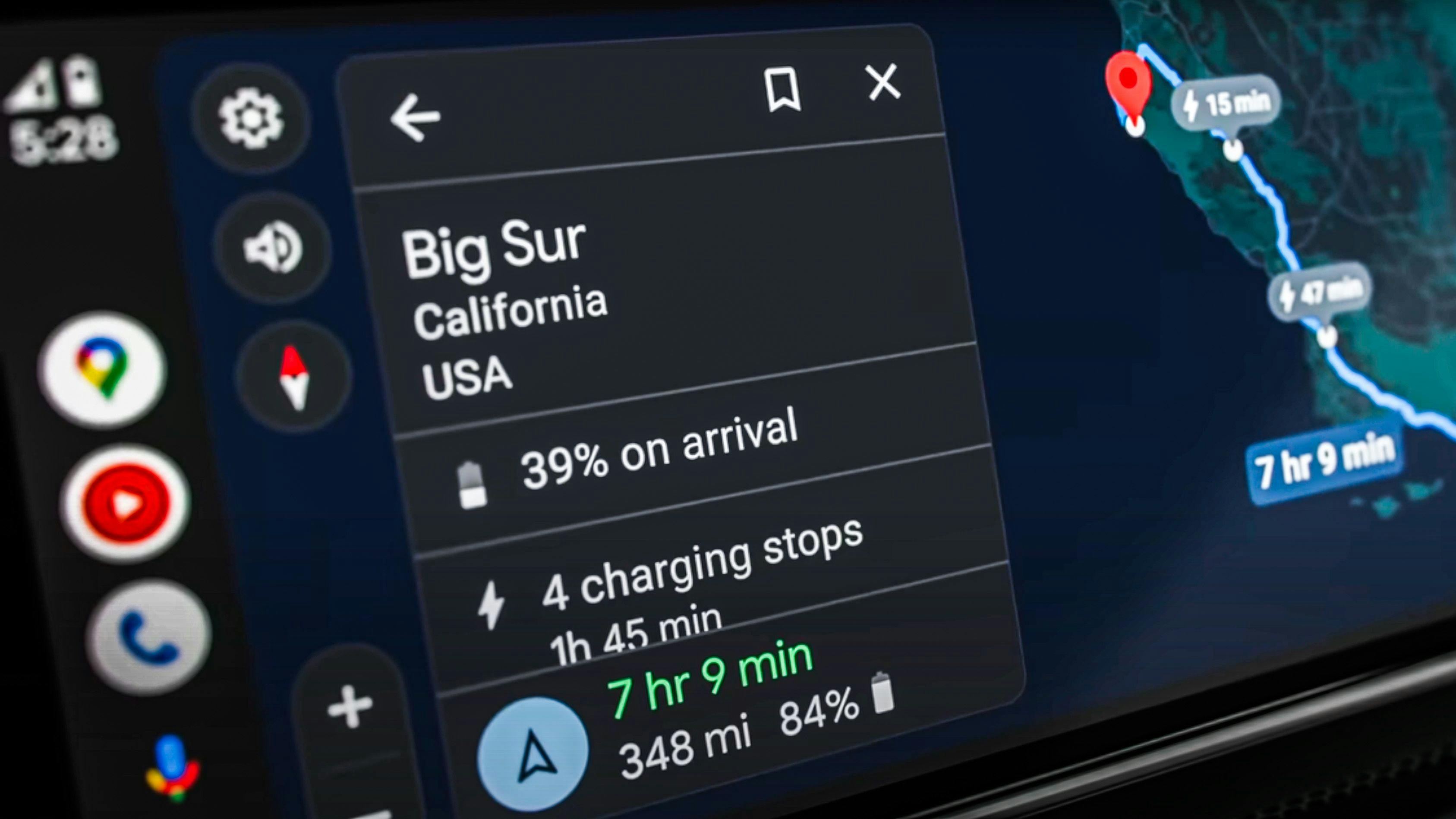 Android Auto kommer kunna se batterinivån i elbilar
